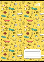 Exercise book, A5, lined, 32 sheets, 1. class, COOL BY VICTORIA 